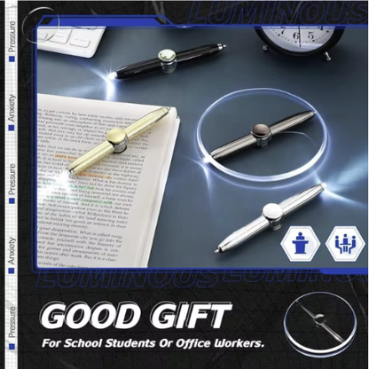 LumiSpin Bolígrafo Antiestrés Sensorial con Luz